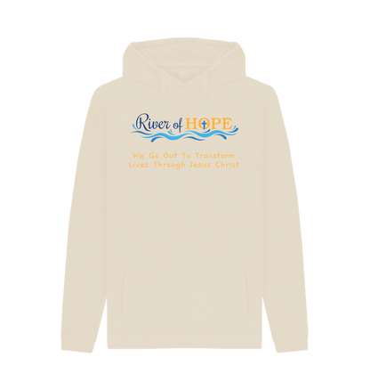 Oat Printed Hoody Front